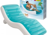 Matelas gonflable de piscine INTEX 191 × 99 cm, turquoise