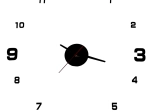 Horloge murale pour salon DIY moderne 3D noire avec grands chiffres