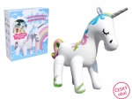 Licorne gonflable avec jet d’eau 220 × 160 × 80 cm – emballage tchèque