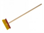 Balai rouge pour enfants Teddies avec manche en bois