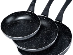 Set de poêles en granit Black Line 3 pcs 20 / 24 / 28 cm