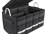 Organisateur pliable de coffre avec couvercle, 60 l, imperméable