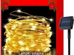 Guirlande de Noël solaire à fil 100 LED