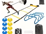 Grand kit d’entraînement – échelle de coordination, cônes et mini-haies XXL