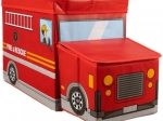Boîte textile pour jouets camion de pompiers