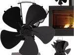 Ventilateur de cheminée thermoélectrique Kaminer pour poêle sans électricité, 5 pales