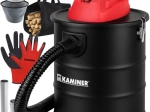 Aspirateur sans sac pour cendres 15 l KAMINER avec fonction soufflerie