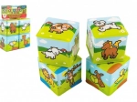Cubes en mousse mes premiers animaux 7 × 7 cm, 4 pcs