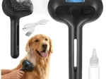 Brosse électrique à vapeur pour poils pour chiens et chats Purlov