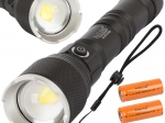 Lampe tactique militaire Bailong avec LED Cree XHP160 et zoom