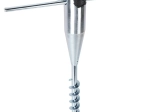 Vis de terre métallique pour parasol de jardin 56 cm