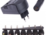 Adaptateur secteur universel réglable 3–12 V, 30 W avec 7 embouts