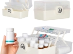Organiseur à médicaments XL à plusieurs niveaux