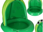 Piscine gonflable pour enfants grenouille avec abri