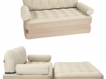 Canapé-lit gonflable double 5-en-1 – sofa, méridienne et lit pour la maison, le jardin et près de l’eau