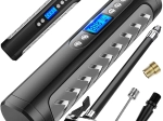 Compresseur de pneu rechargeable pour vélos et voitures avec écran LCD