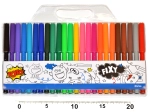 Set de feutres de couleur 24 pcs