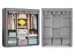 Armoire textile avec étagères et tringles MODERNHOME