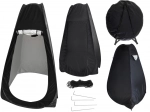Tente portable pour douche / cabine d’essayage - noir