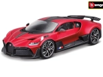 Modèle de voiture Bugatti Divo à l'échelle 1:18, rouge métallisé