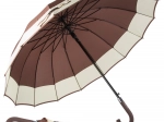 Parapluie XXL élégant et robuste avec poignée antidérapante