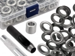 Ensemble d'œillets pour bâche avec perforateur et outil de collage, 100 pcs, 12mm/20mm, GARDLOV