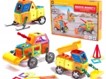 Jeu de construction magnétique pour enfants Magical Magnet 162 pièces