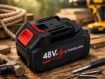 Batterie Li-ion universelle 48 V 6000 mAh pour outils sans fil et machines de jardin