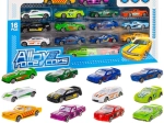 Set de petites voitures métalliques 1:64 – 16 pcs