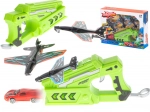 Pistolet lanceur avec avions et petite voiture – set 2-en-1 (3 avions + voiture)
