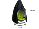Housse de protection Gardlov imperméable avec protection UV pour fauteuil suspendu type cocon, avec pochette