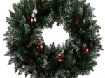 Couronne de Noël décorative enneigée Ruhhy