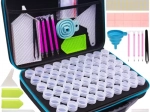 Set d’accessoires pour peinture au diamant dans un étui rigide