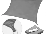 Bâche d’ombrage imperméable 5 × 5 m carrée, grise, MultiGarden