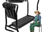 Banc agenouilloir et tabouret de jardin Gardlov avec outils