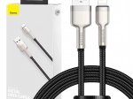 Câble USB‑A vers Lightning BASEUS Cafule 1 m, 2,4 A – noir