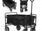 Chariot de transport pliable grand noir ModernHome
