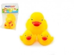 Set de 3 canards en caoutchouc pour le bain