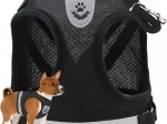 Harnais sans pression pour chiens, chats et lapins avec éléments réfléchissants, taille M