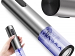 Tire-bouchon électrique pour vin avec ouvre-bouteille et lumière LED