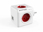 Multiprise PowerCube Original USB rouge