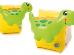 Brassards gonflables avec dinosaure 23 × 20 cm pour enfants 3–6 ans
