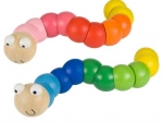 Bigjigs Toys ver en bois coloré – bleu