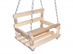 Balancelle en bois naturel pour enfants