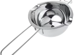 Récipient de fusion pour cire et paraffine 400 ml en acier inoxydable