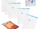 Sacs de rangement sous vide pour vêtements 5 pièces 60x80 cm