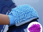 gant de lavage en microfibre – violet