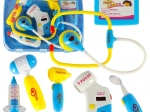 Kit médical pour enfants dans une mallette avec lumière bleue