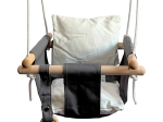 Balançoire textile pour enfants noir et blanc 2Kids Toys