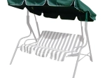Toit pour balançoire 163 × 110 cm textile vert foncé